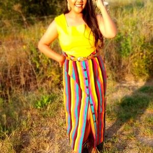 Colorful vintage dress